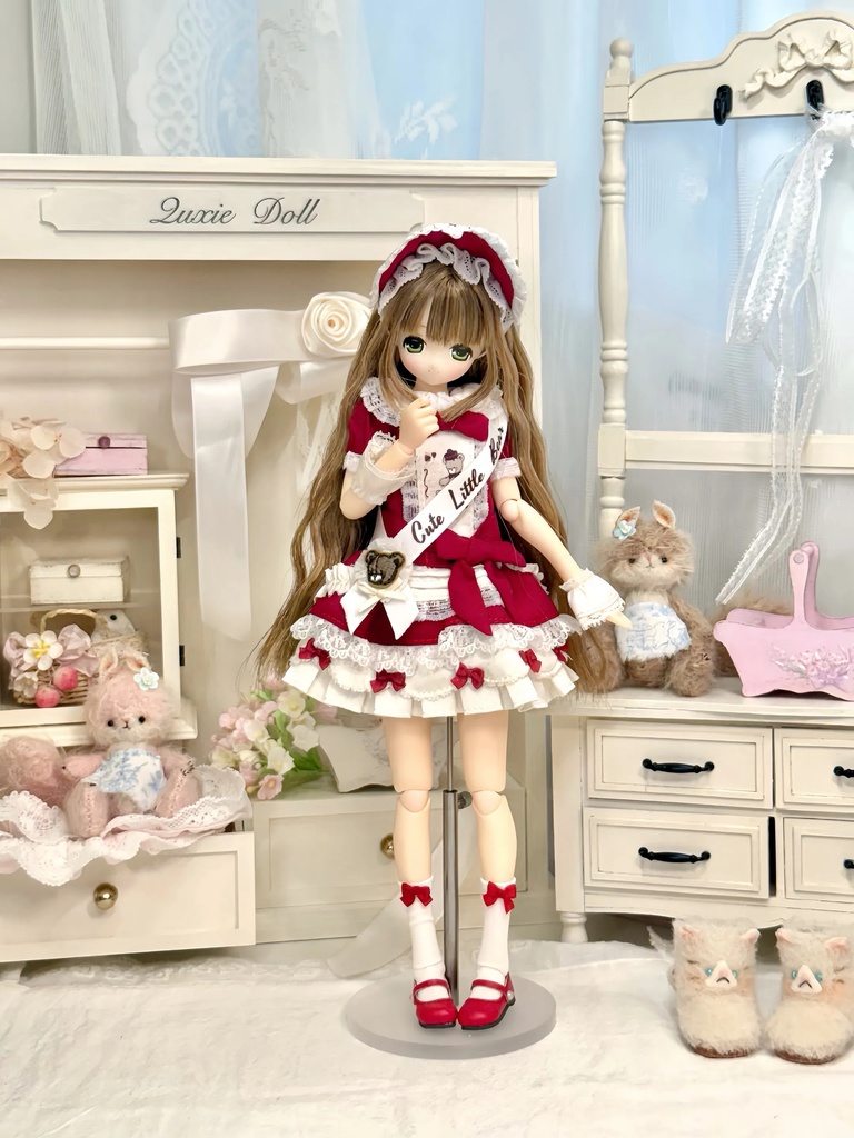メイドワンピースセット Azone OB22 OB24 OB26 オビツ22 オビツ24 オビツ26 1/6ドール服 ピュアニーモ S ピュアニーモ M