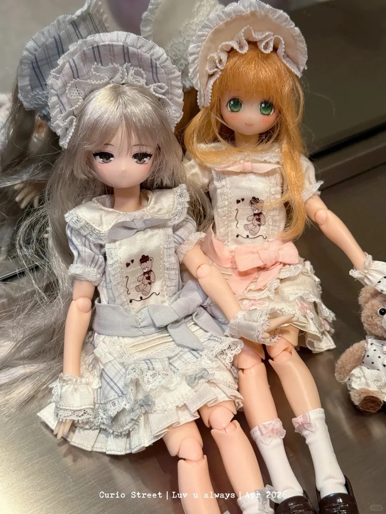 メイドワンピースセット Azone OB22 OB24 OB26 オビツ22 オビツ24 オビツ26 1/6ドール服 ピュアニーモ S ピュアニーモ M