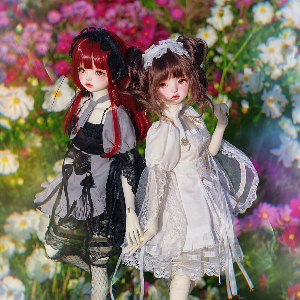 1/4ドール服　レースドレスセット