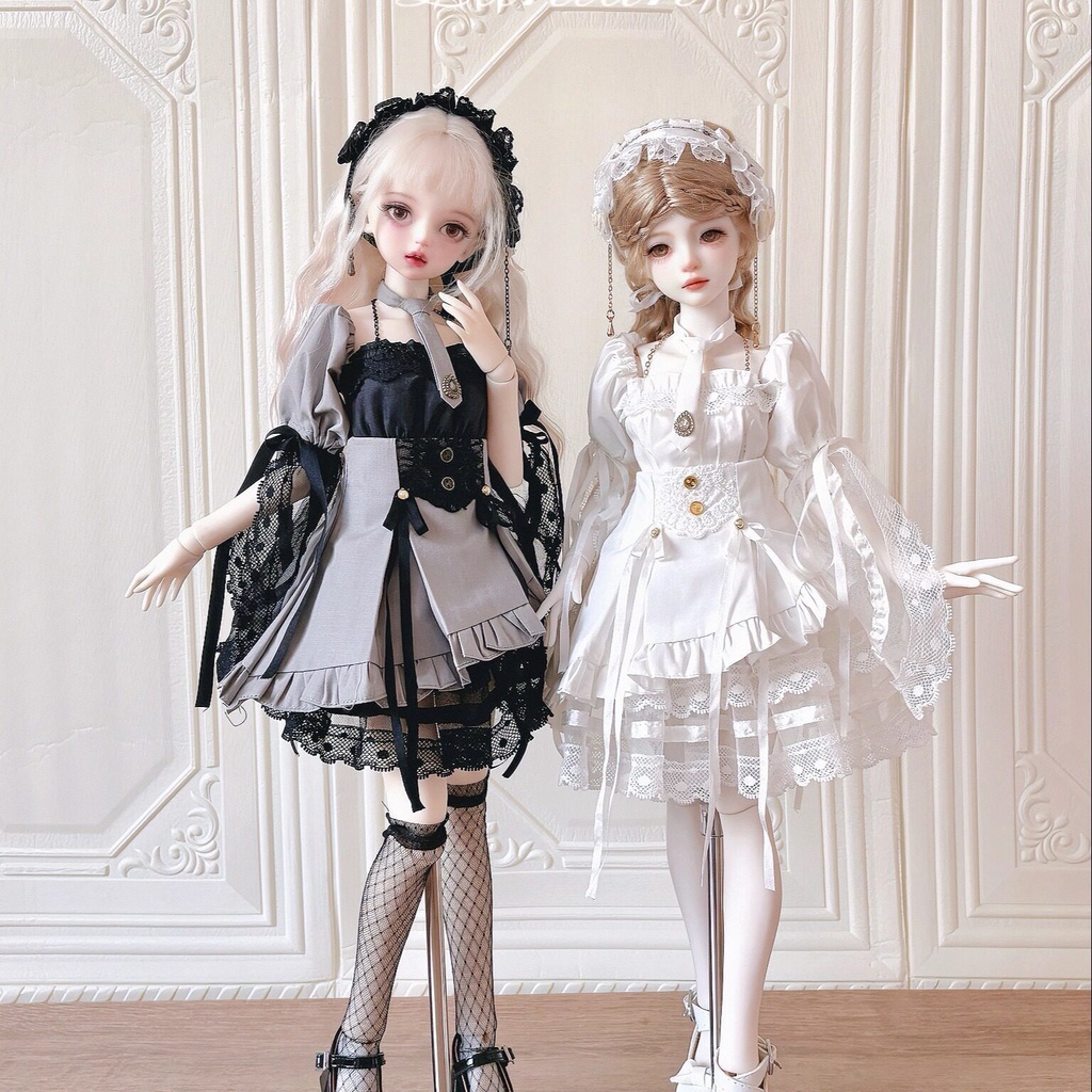 1/4ドール服 レースドレスセット