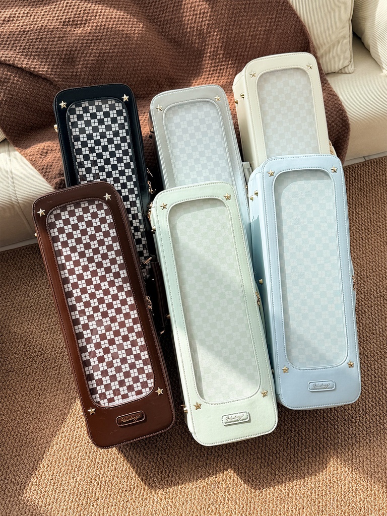 1/4ドールバック 1/4 ドール用バッグ 4WAY リュック 手提げ 透明窓 痛バッグ 収納ケース 防塵 40cm