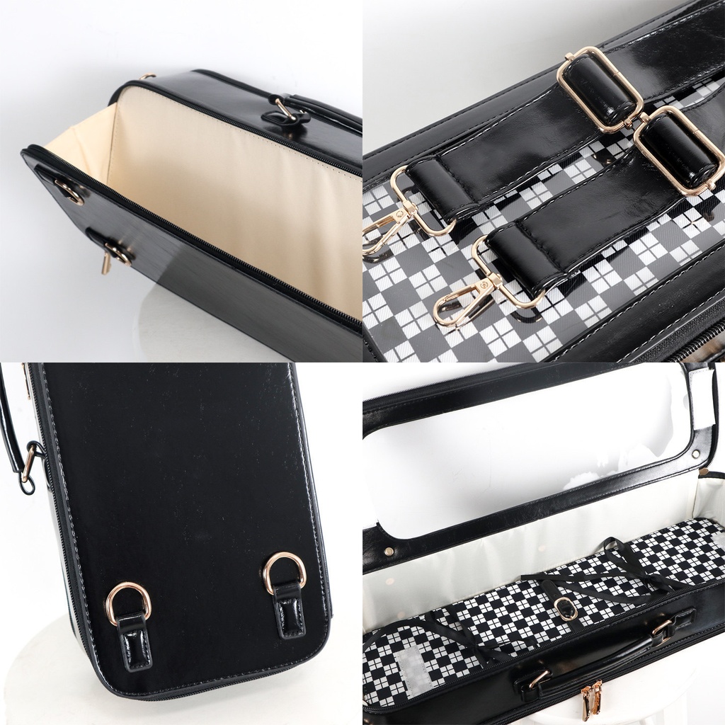 1/4ドールバック 1/4 ドール用バッグ 4WAY リュック 手提げ 透明窓 痛バッグ 収納ケース 防塵 40cm