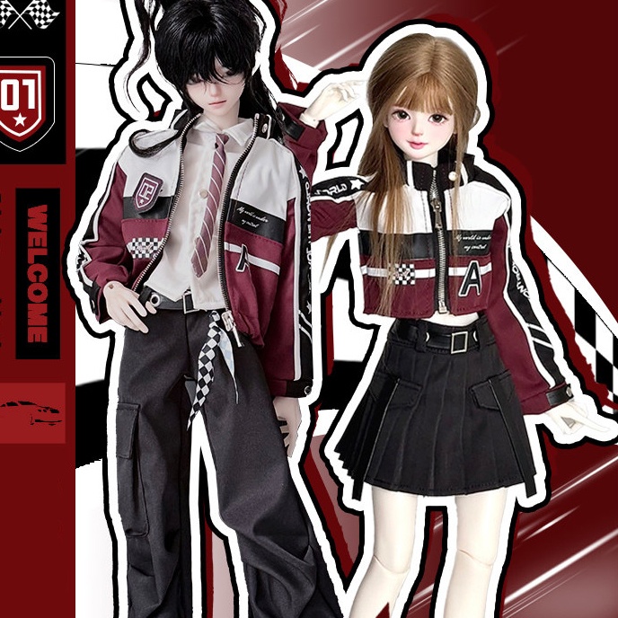 1/4ドール服　レーシングスーツ風