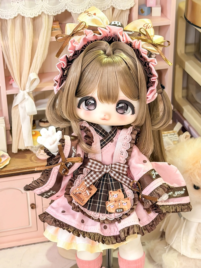 1/6ドール服 ミントチョコ メイド服
