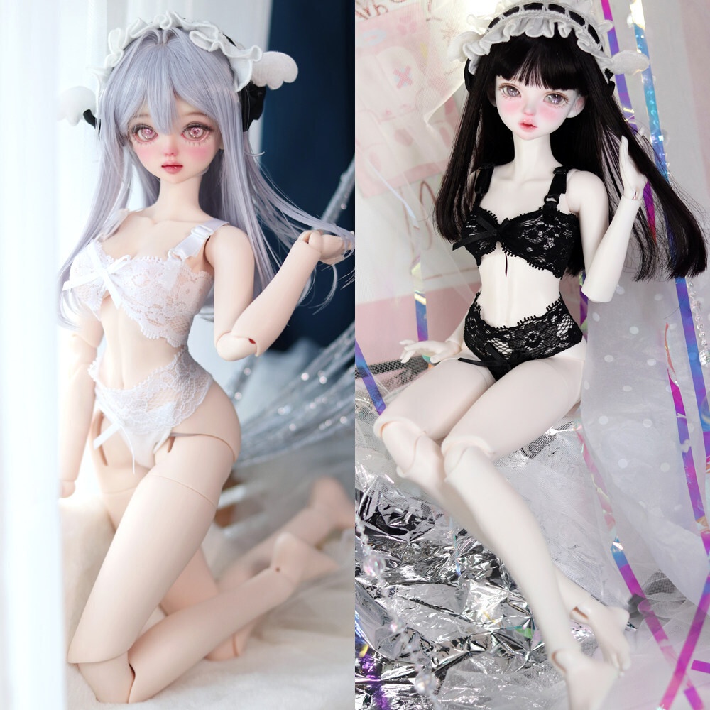 レースランジェリーセット　1/4ドール服　 1/3ドール服　