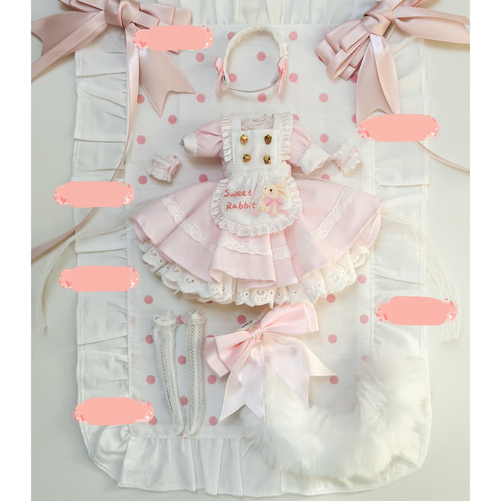 1/6ドール服 メイド服 azone アゾン 6点セット