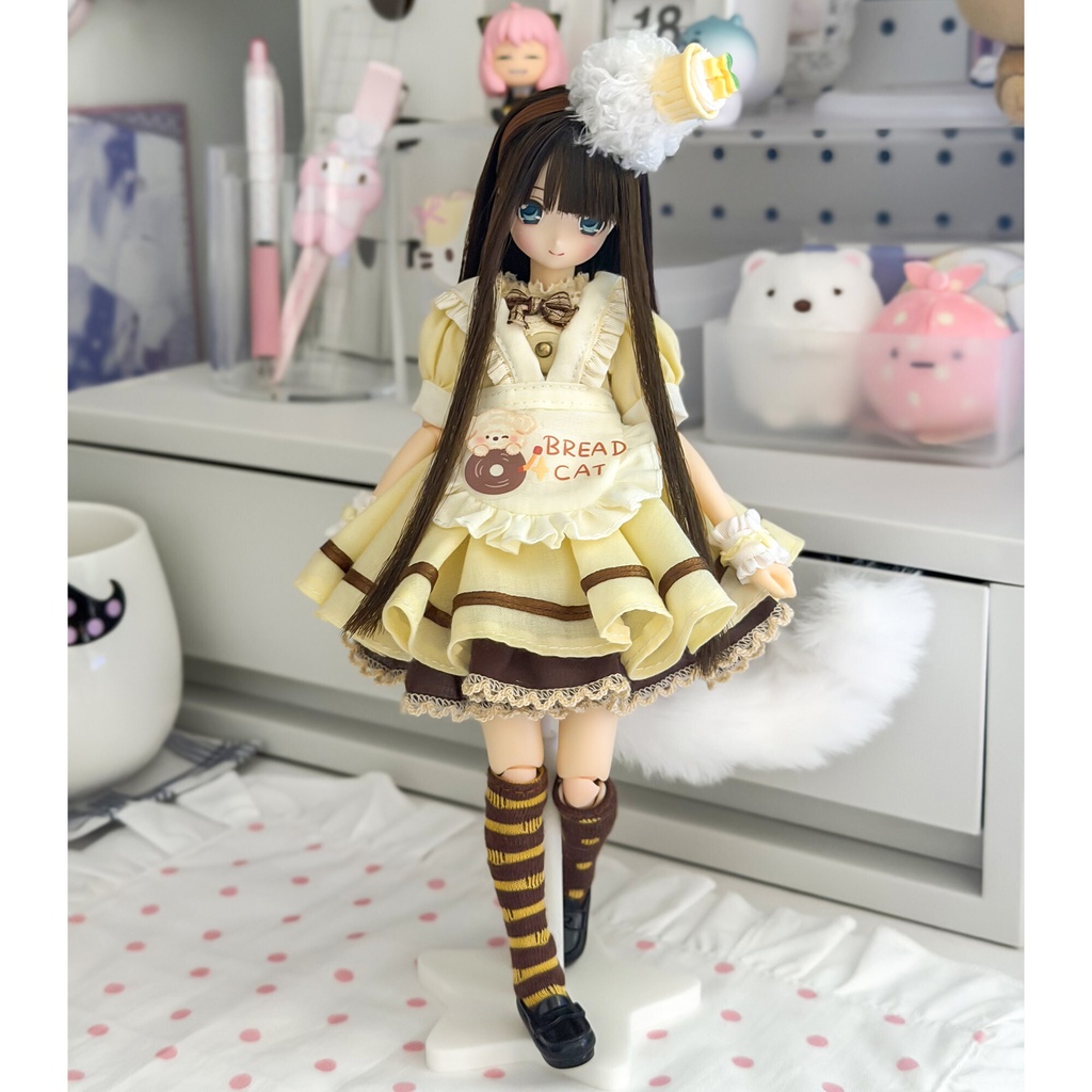 1/6ドール服 メイド服 azone アゾン 6点セット