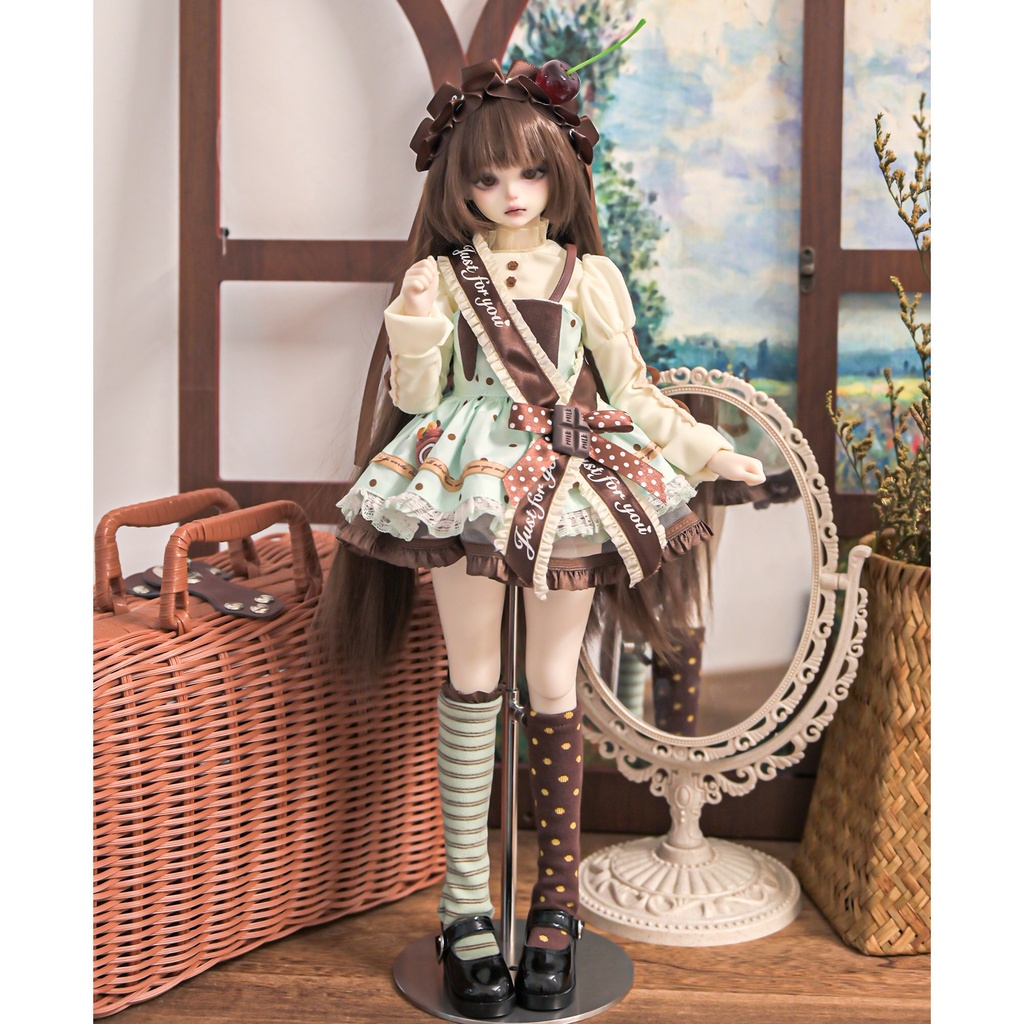 1/4ドール服　　ミントショコラ　7点セット