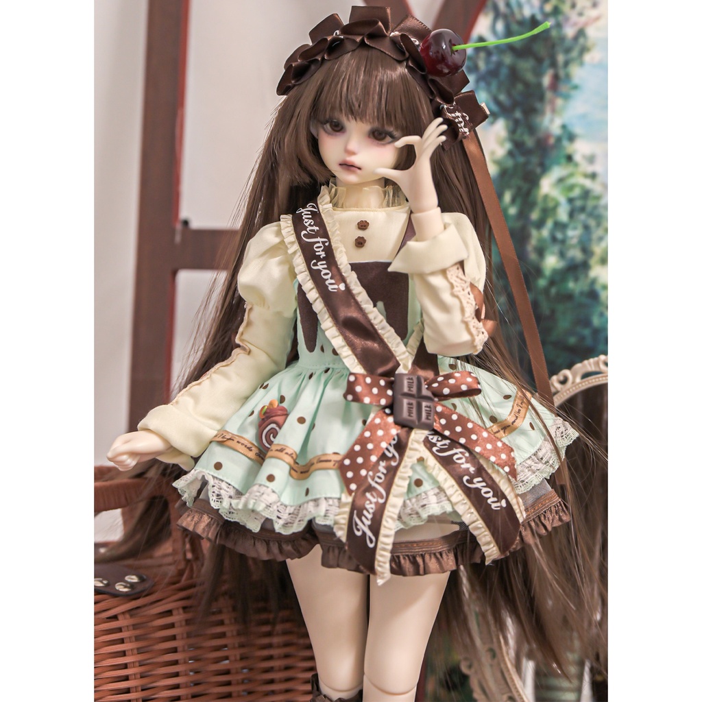 1/4ドール服　　ミントショコラ　7点セット