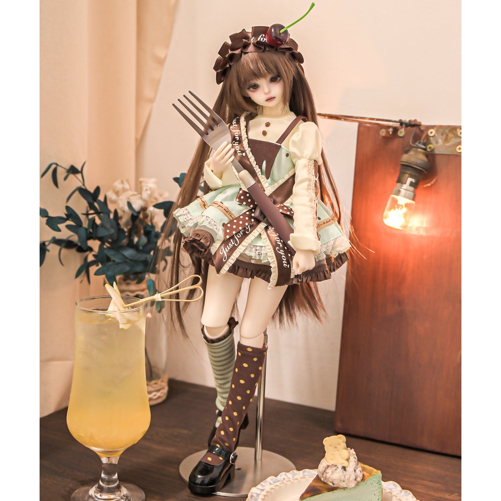 1/4ドール服　　ミントショコラ　7点セット