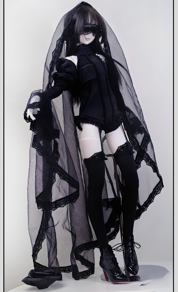 1/4ドール服 シスター服 5点セット