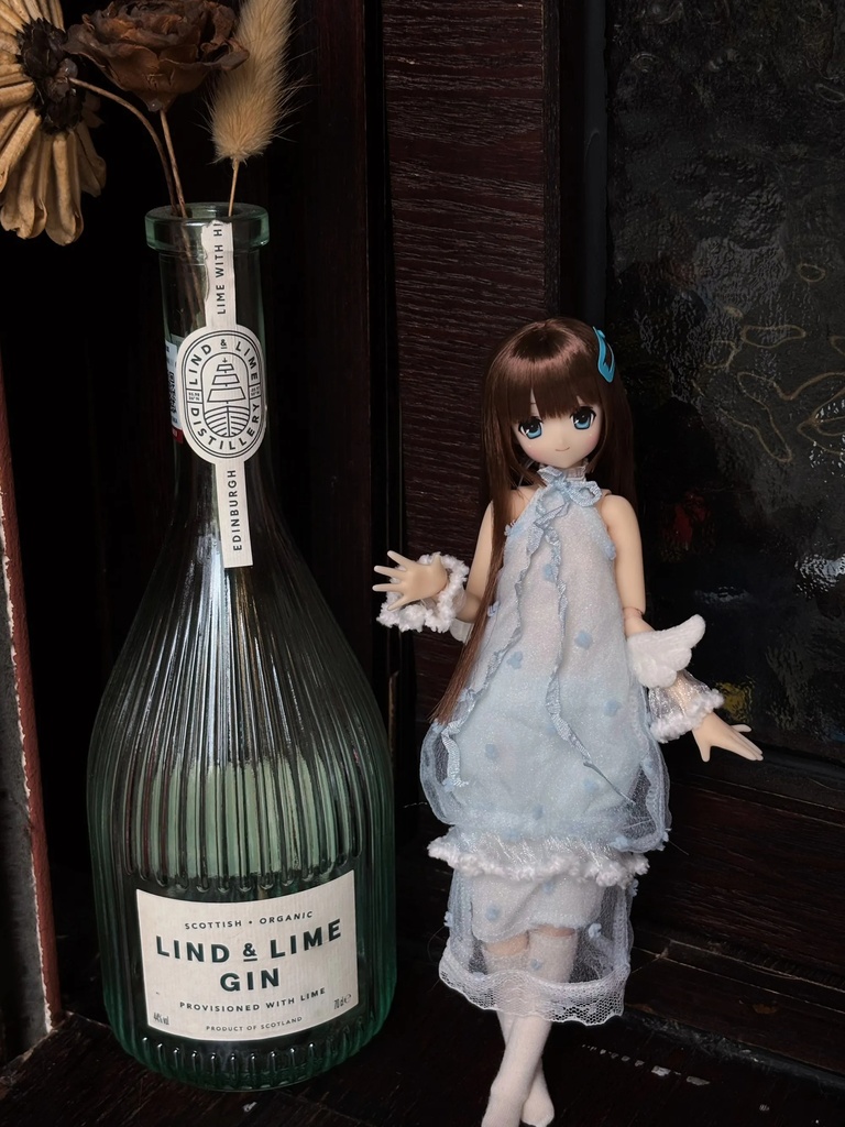 透明クラゲワンピース　Azone　OB22　OB24　OB26　オビツ22　オビツ24　オビツ26　1/6ドール服　ピュアニーモ S　ピュアニーモ M　ノースリーブワンピース