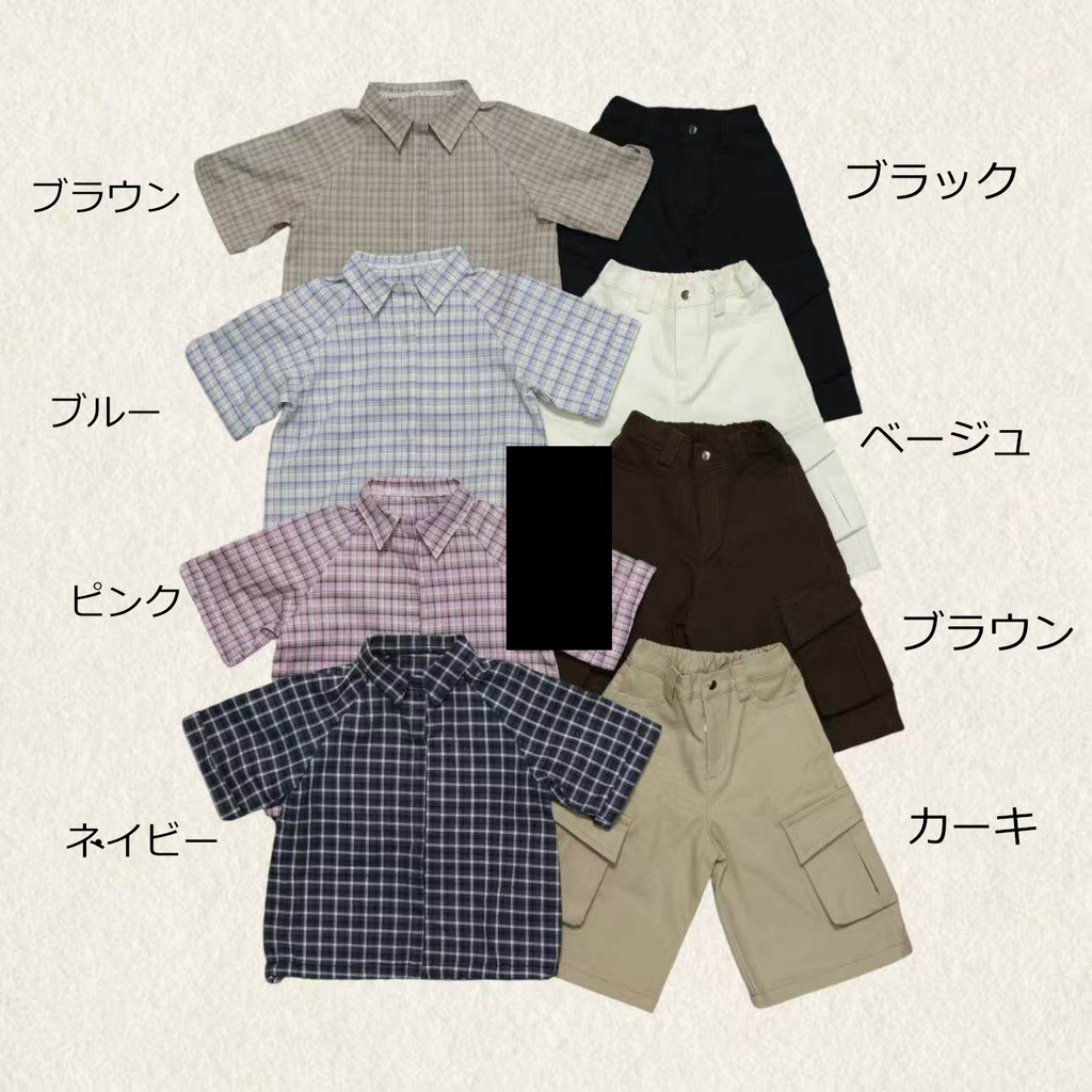 【ID75】 シャツ カーゴパンツ