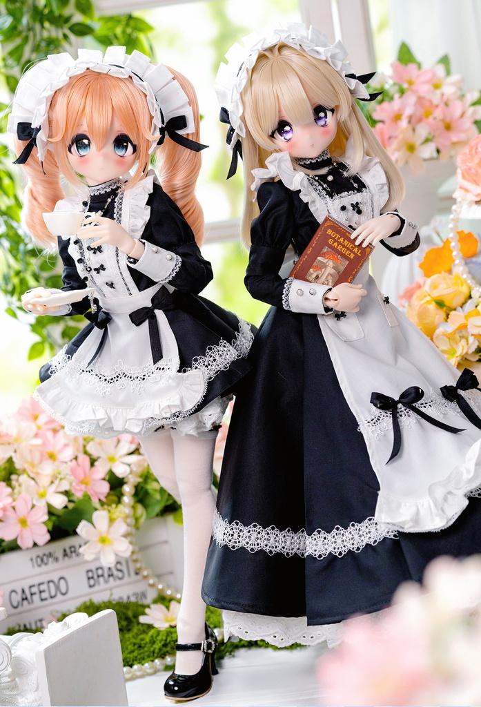 1/4ドール服　シスター服　メイド服　9点セット