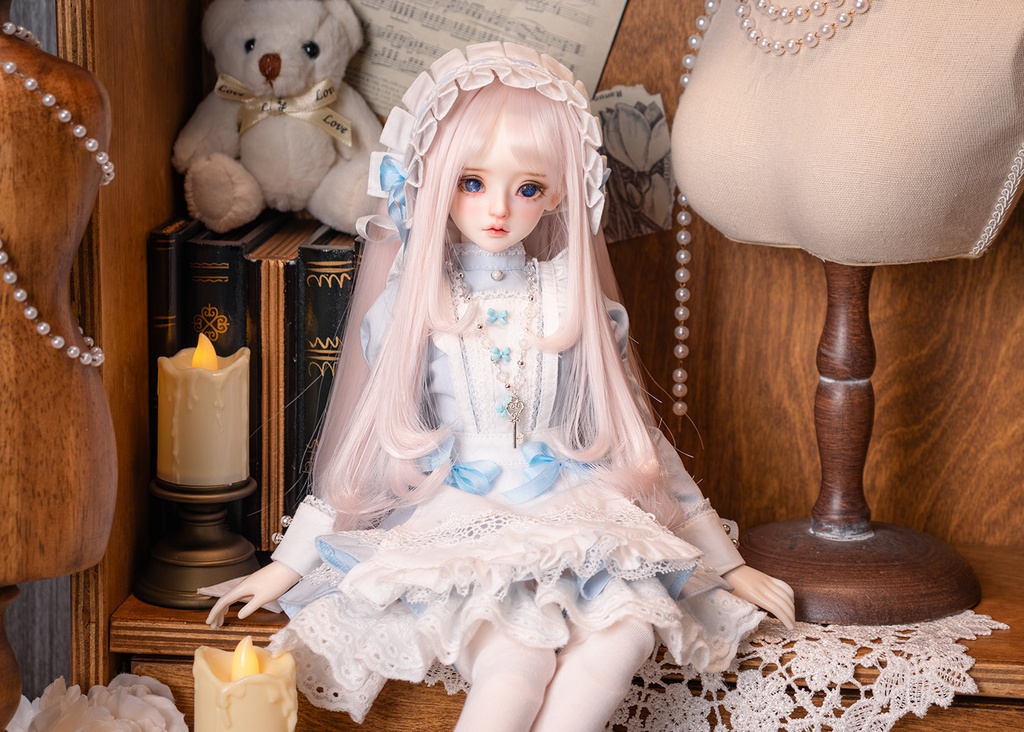 1/4ドール服 シスター服 メイド服 9点セット