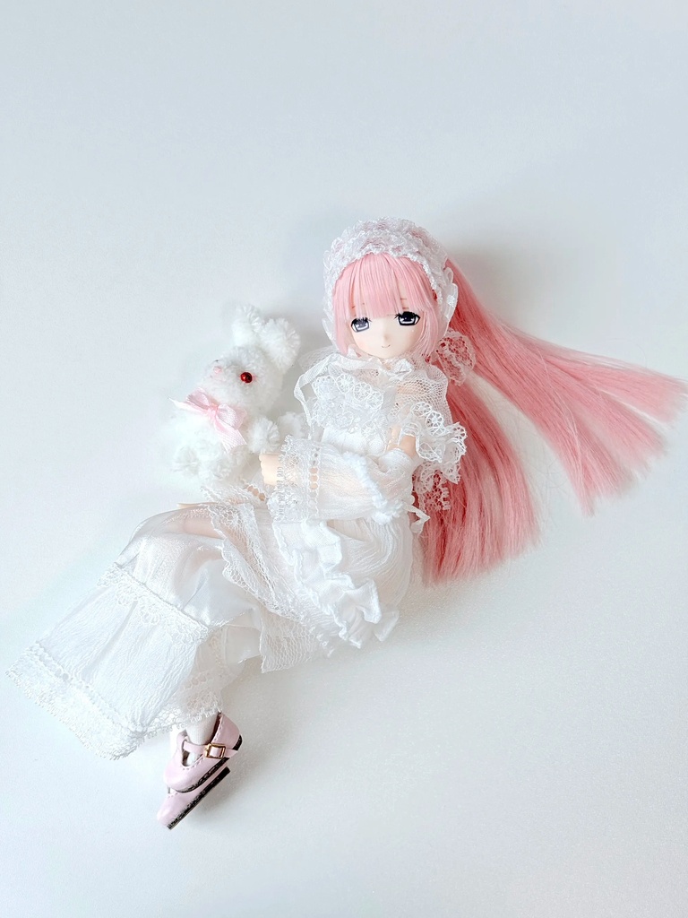 レースドレスセット　Azone　OB22　OB24　OB26　オビツ22　オビツ24　オビツ26　1/6ドール服　ピュアニーモ S　ピュアニーモ M　