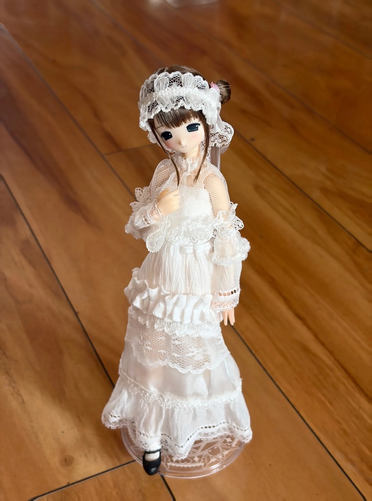 レースドレスセット　Azone　OB22　OB24　OB26　オビツ22　オビツ24　オビツ26　1/6ドール服　ピュアニーモ S　ピュアニーモ M　