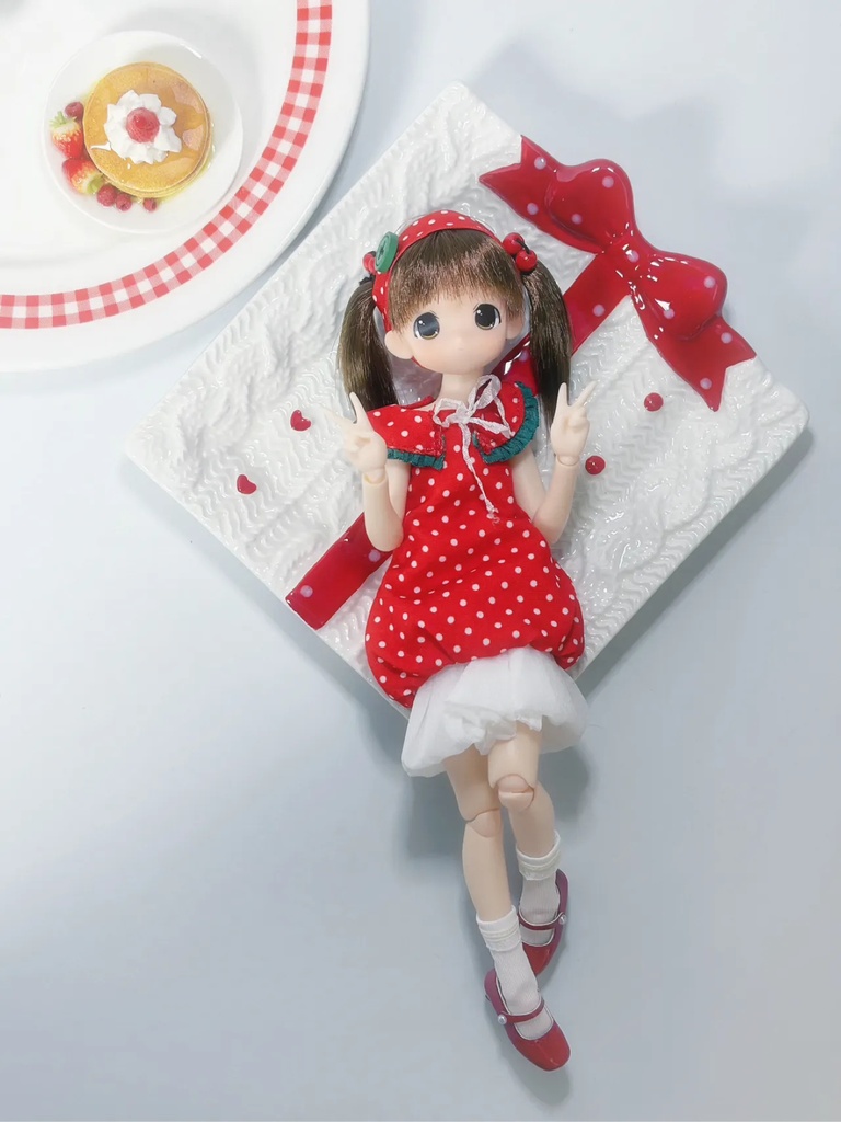 水玉 バルーンスカート Azone OB22 OB24 OB26 オビツ22 オビツ24 オビツ26 1/6ドール服 ピュアニーモ S ピュアニーモ M