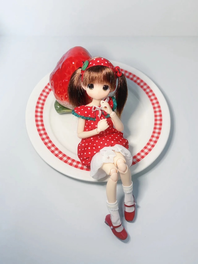 水玉 バルーンスカート Azone OB22 OB24 OB26 オビツ22 オビツ24 オビツ26 1/6ドール服 ピュアニーモ S ピュアニーモ M