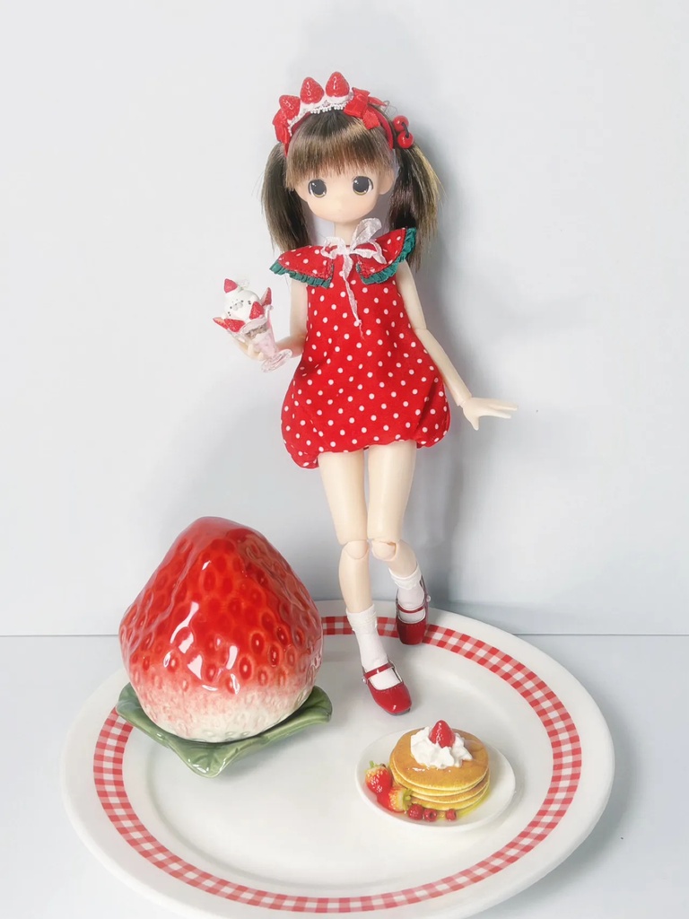 水玉 バルーンスカート Azone OB22 OB24 OB26 オビツ22 オビツ24 オビツ26 1/6ドール服 ピュアニーモ S ピュアニーモ M