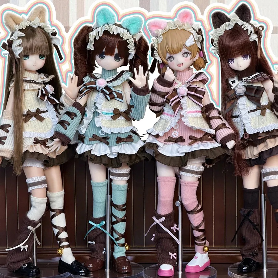 にゃんこ鈴 10点セット Azone OB22 OB24 OB26 オビツ22 オビツ24 オビツ26 1/6ドール服 ピュアニーモ S ピュアニーモ M