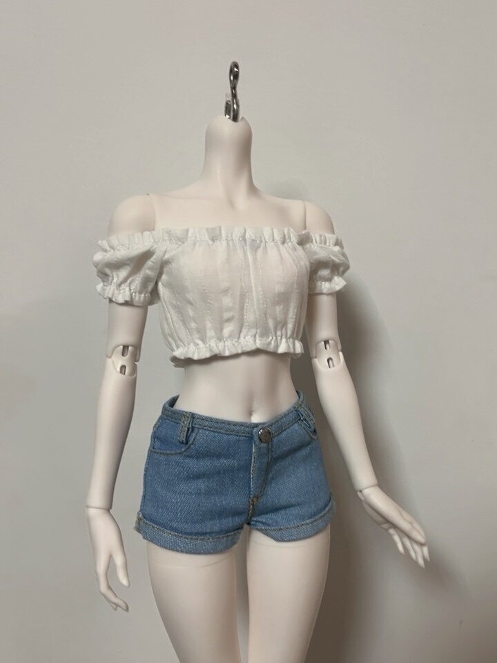1/4ドール服 デニムショートパンツ