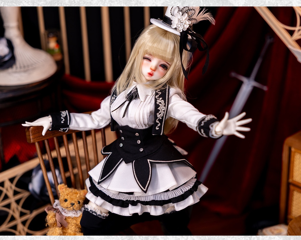 1/4ドール服 フォーマル 【星礼】 学院スタイル