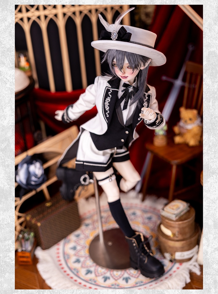 1/4ドール服 フォーマル 【星礼】 学院スタイル