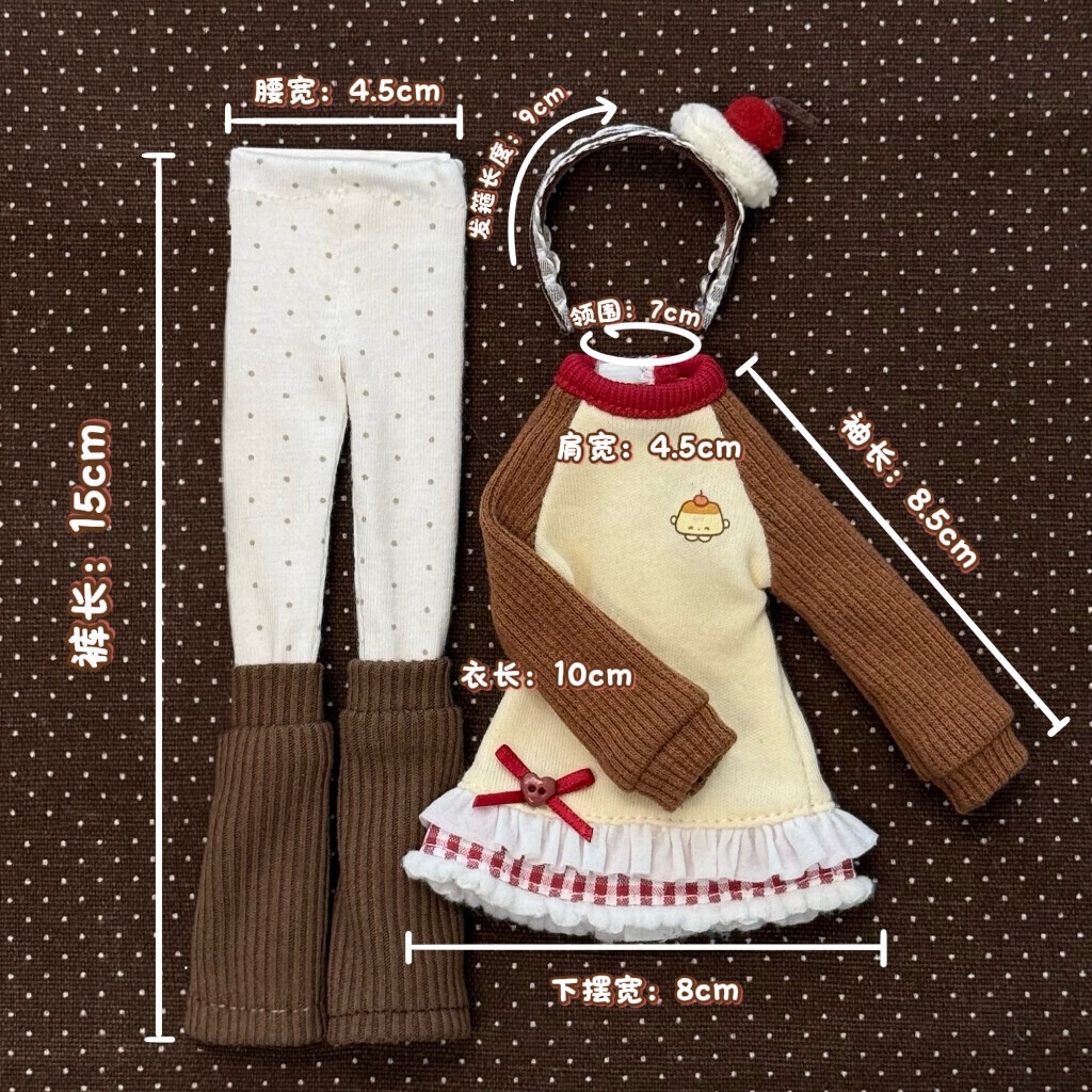 スイーツコーデ いちご Azone OB22 OB24 OB26 オビツ22 オビツ24 オビツ26 1/6ドール服 ピュアニーモ S ピュアニーモ M
