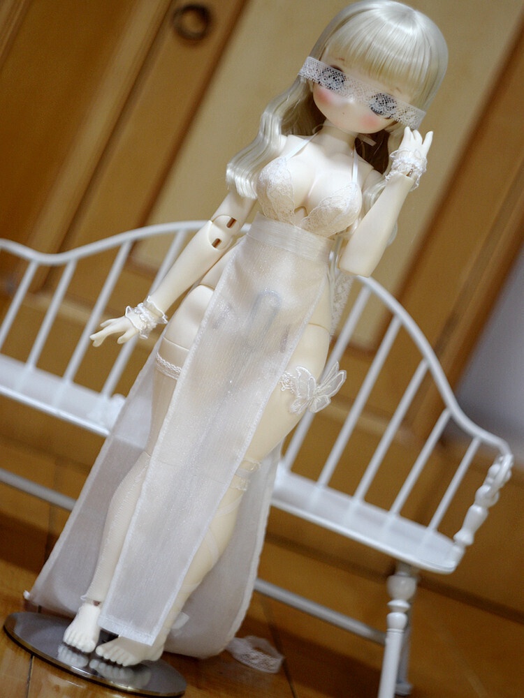 1/4ドール服 レーススカートセット ボディチェーン 1/3ドール服