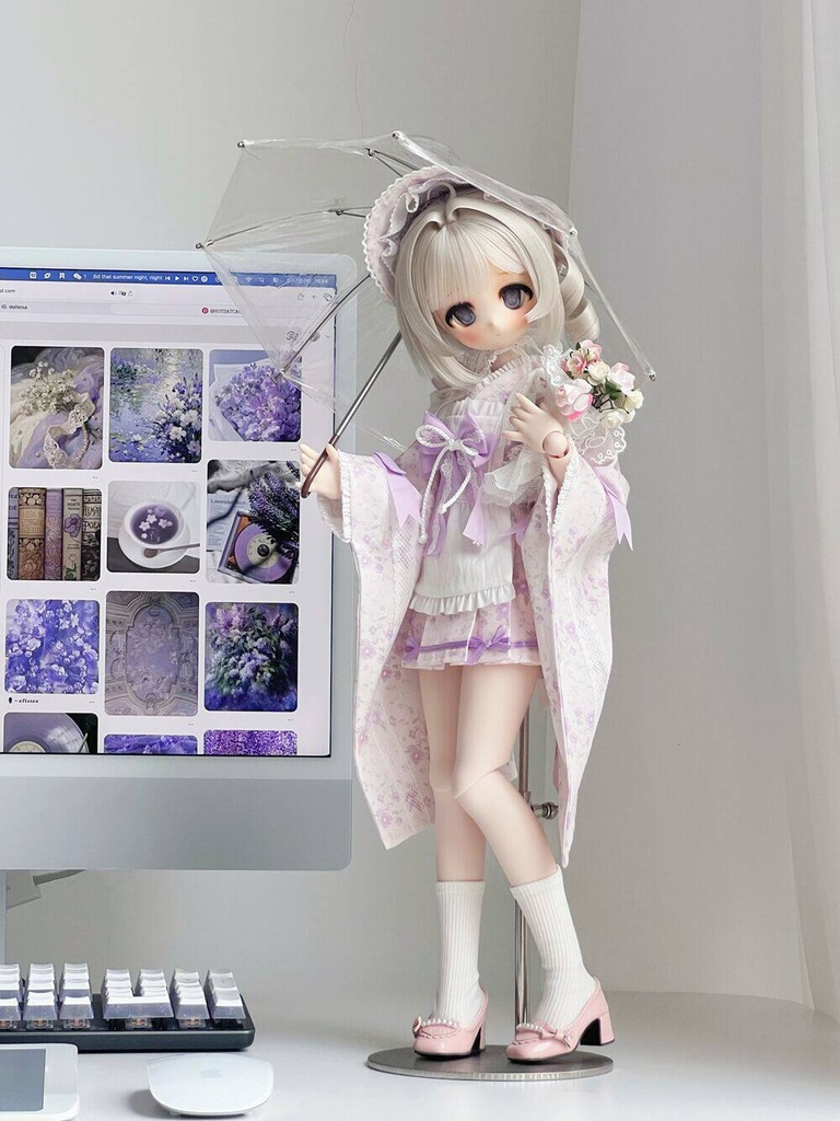 1/4 和洋折衷 ドール服 4点セット 1/4ドール服