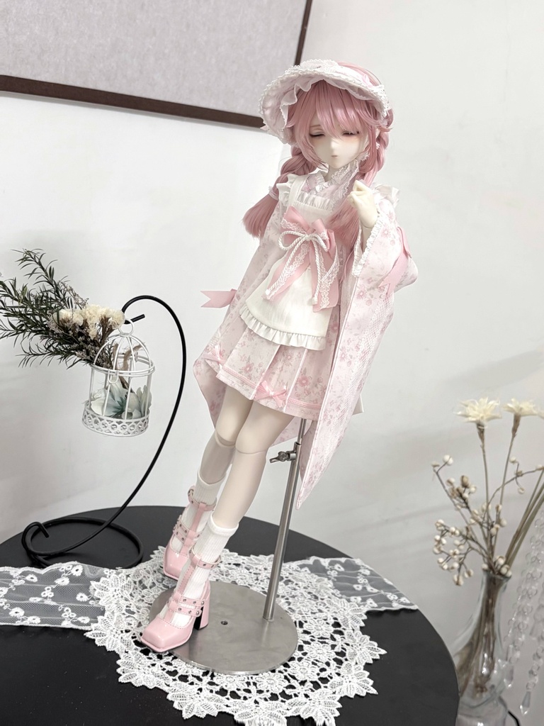 1/4 和洋折衷 ドール服 4点セット 1/4ドール服