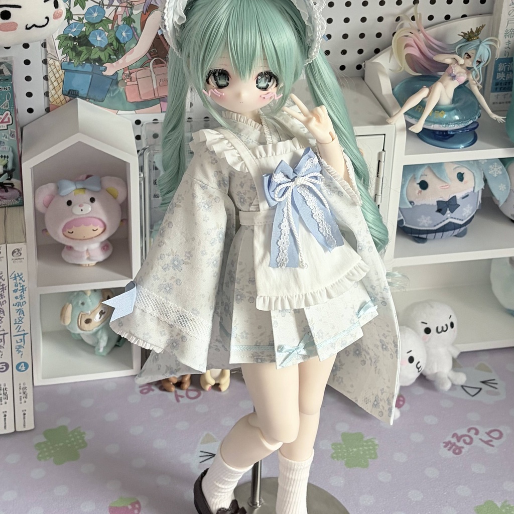 1/4 和洋折衷 ドール服 4点セット 1/4ドール服