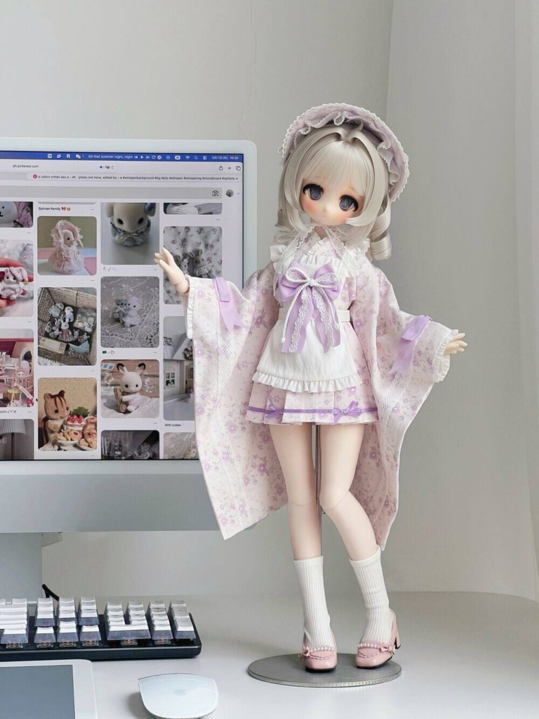 1/4 和洋折衷 ドール服 4点セット 1/4ドール服