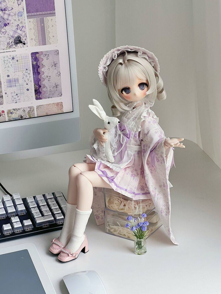 1/4 和洋折衷 ドール服 4点セット 1/4ドール服