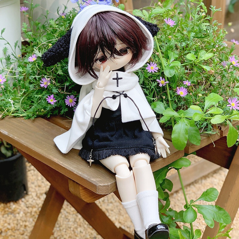 【1/6】 黒顔羊 ダークゴシック風 ドール服 かわいい 1/6ドール用 1/6ドール服