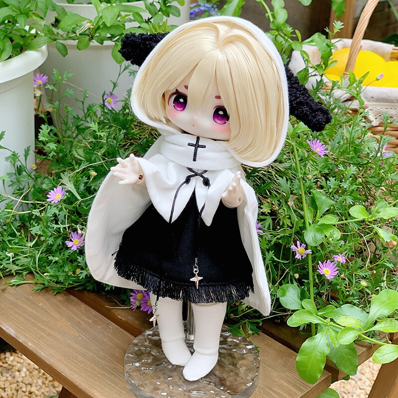 【1/6】 黒顔羊　ダークゴシック風　ドール服　かわいい　1/6ドール用　1/6ドール服