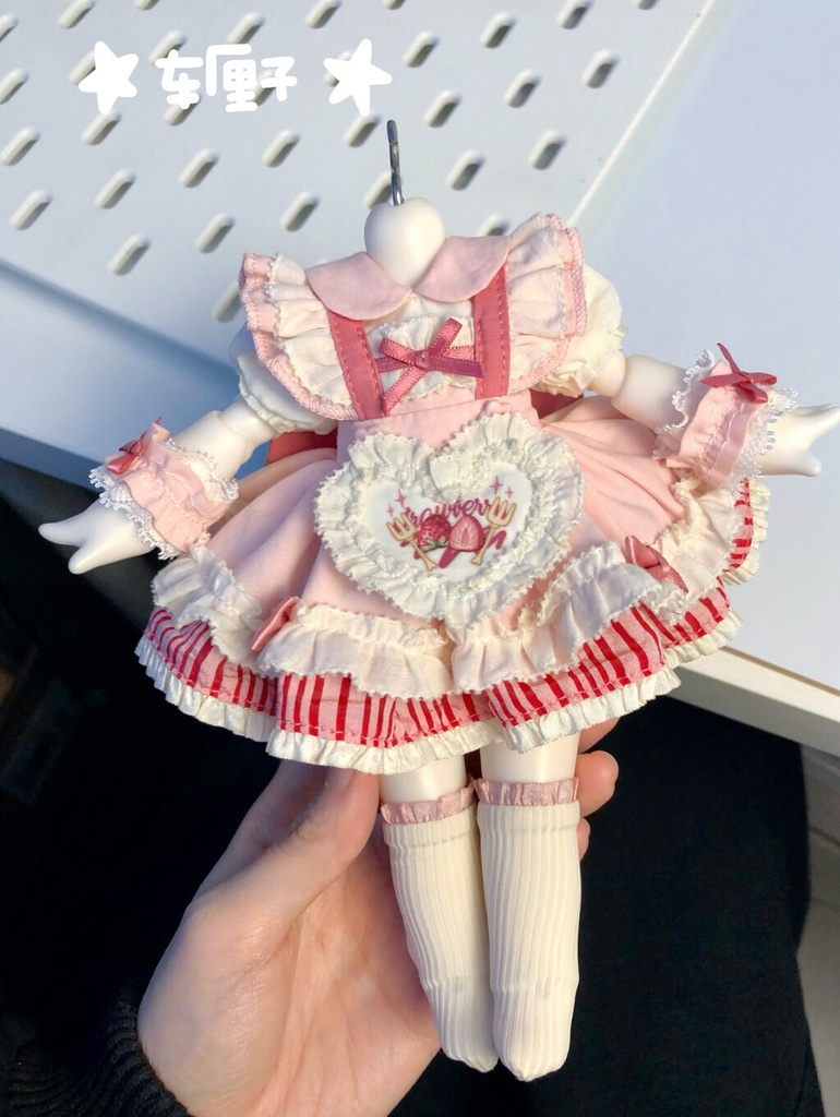 【1/6】 ピンク ドレスセット ドール服 1/6ドール服 1/6ドール用