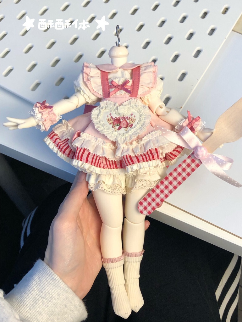 【1/6】 ピンク ドレスセット ドール服 1/6ドール服 1/6ドール用
