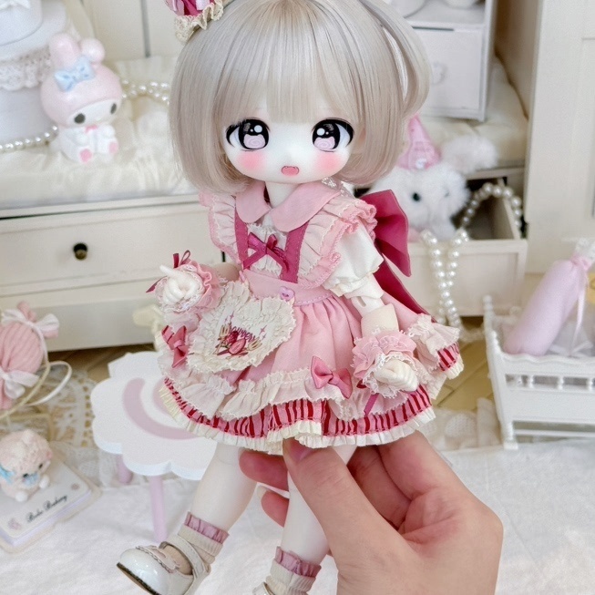 【1/6】 ピンク ドレスセット ドール服 1/6ドール服 1/6ドール用