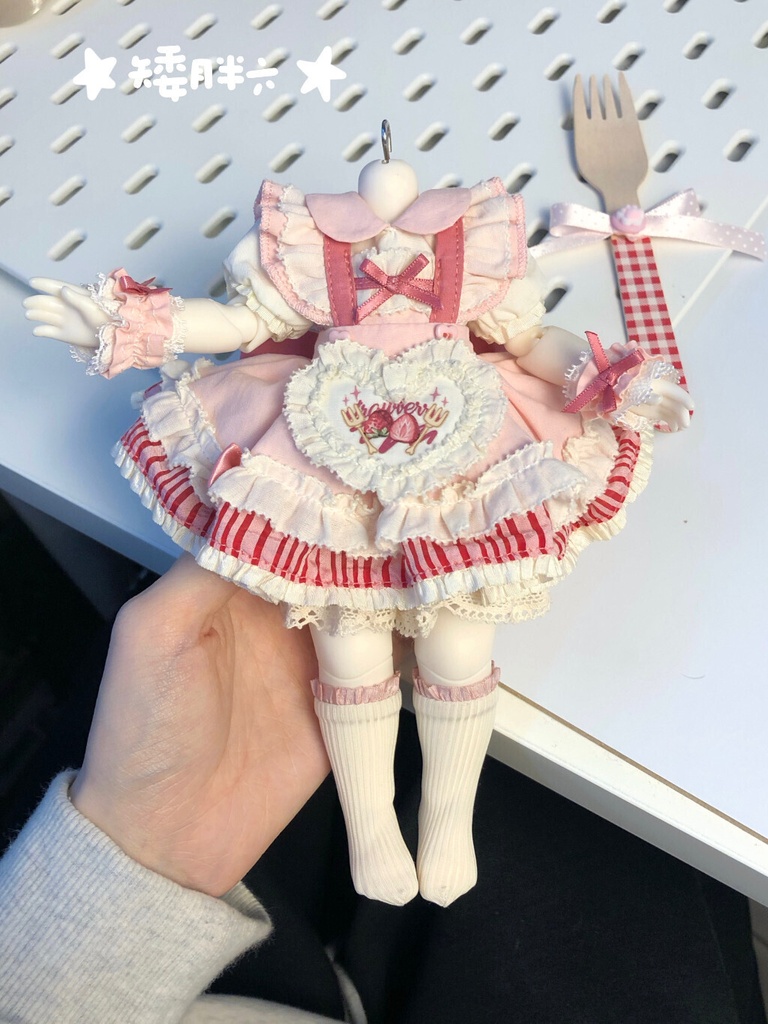 【1/6】 ピンク ドレスセット ドール服 1/6ドール服 1/6ドール用