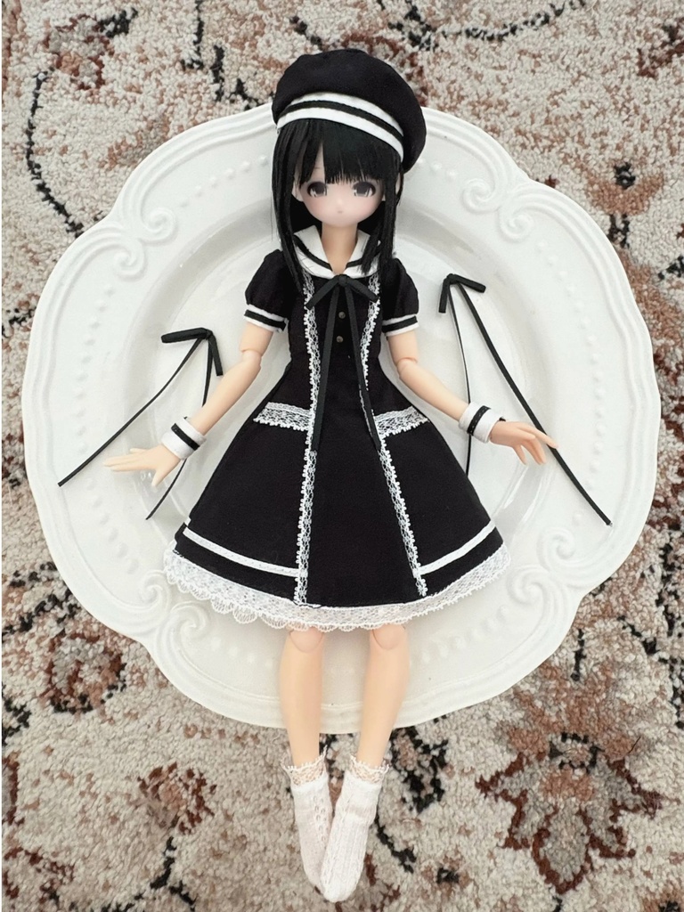 1/6ドール服 ワンピース Azone OB22 OB24 オビツ22 オビツ24 ピュアニーモ S ピュアニーモ M