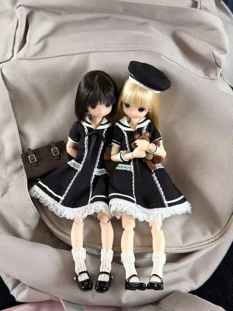 1/6ドール服 ワンピース Azone OB22 OB24 オビツ22 オビツ24 ピュアニーモ S ピュアニーモ M