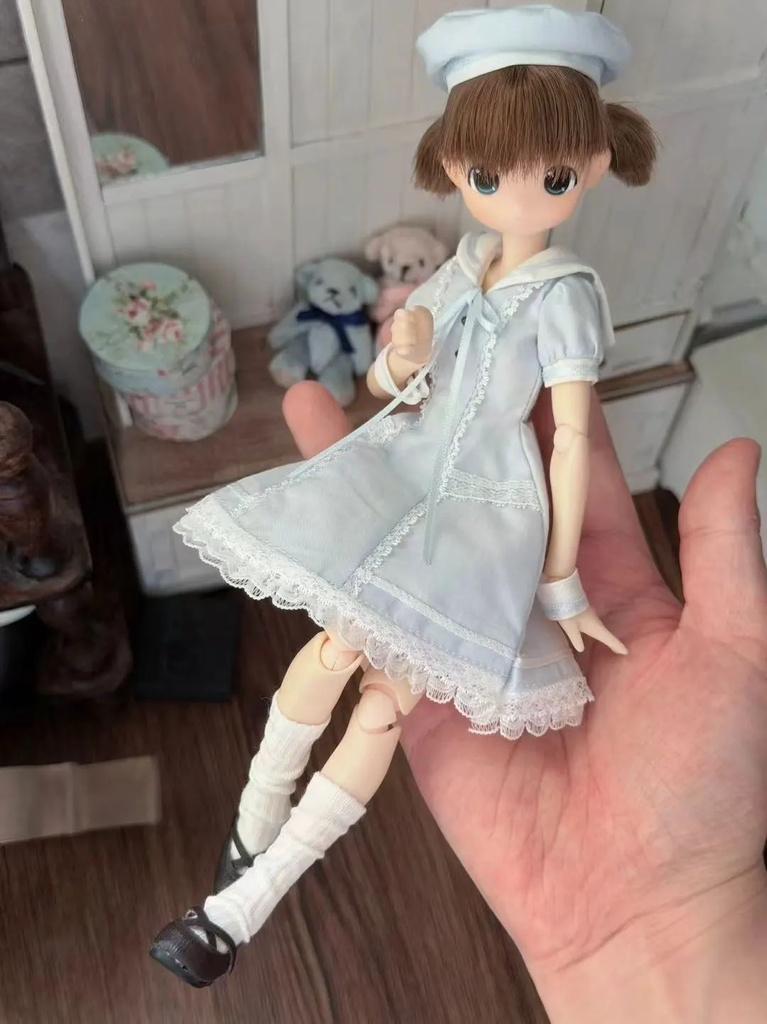 1/6ドール服 ワンピース Azone OB22 OB24 オビツ22 オビツ24 ピュアニーモ S ピュアニーモ M