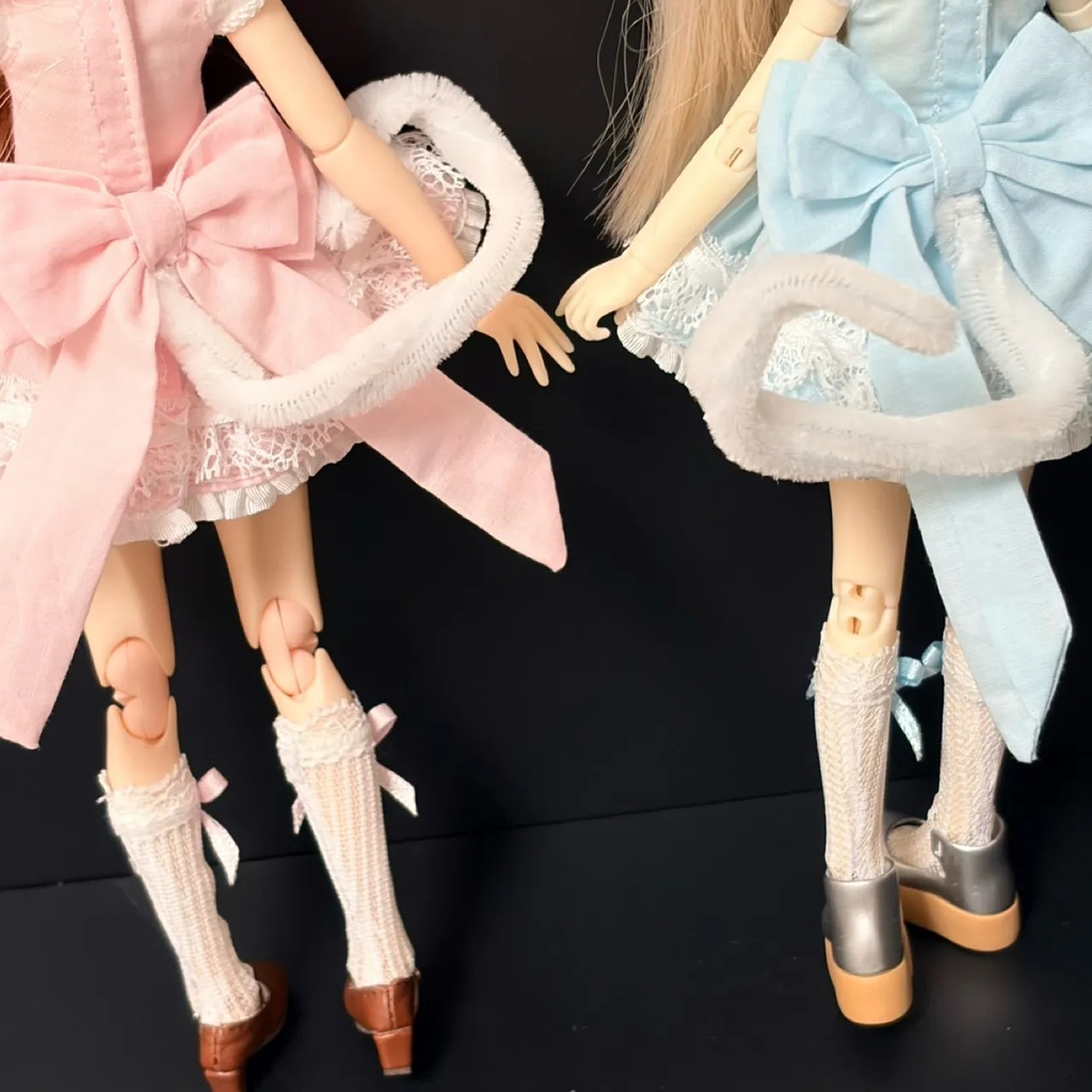 1/6ドール服 レースキャット Azone OB22 OB24 オビツ22 オビツ24 ピュアニーモ S ピュアニーモ M