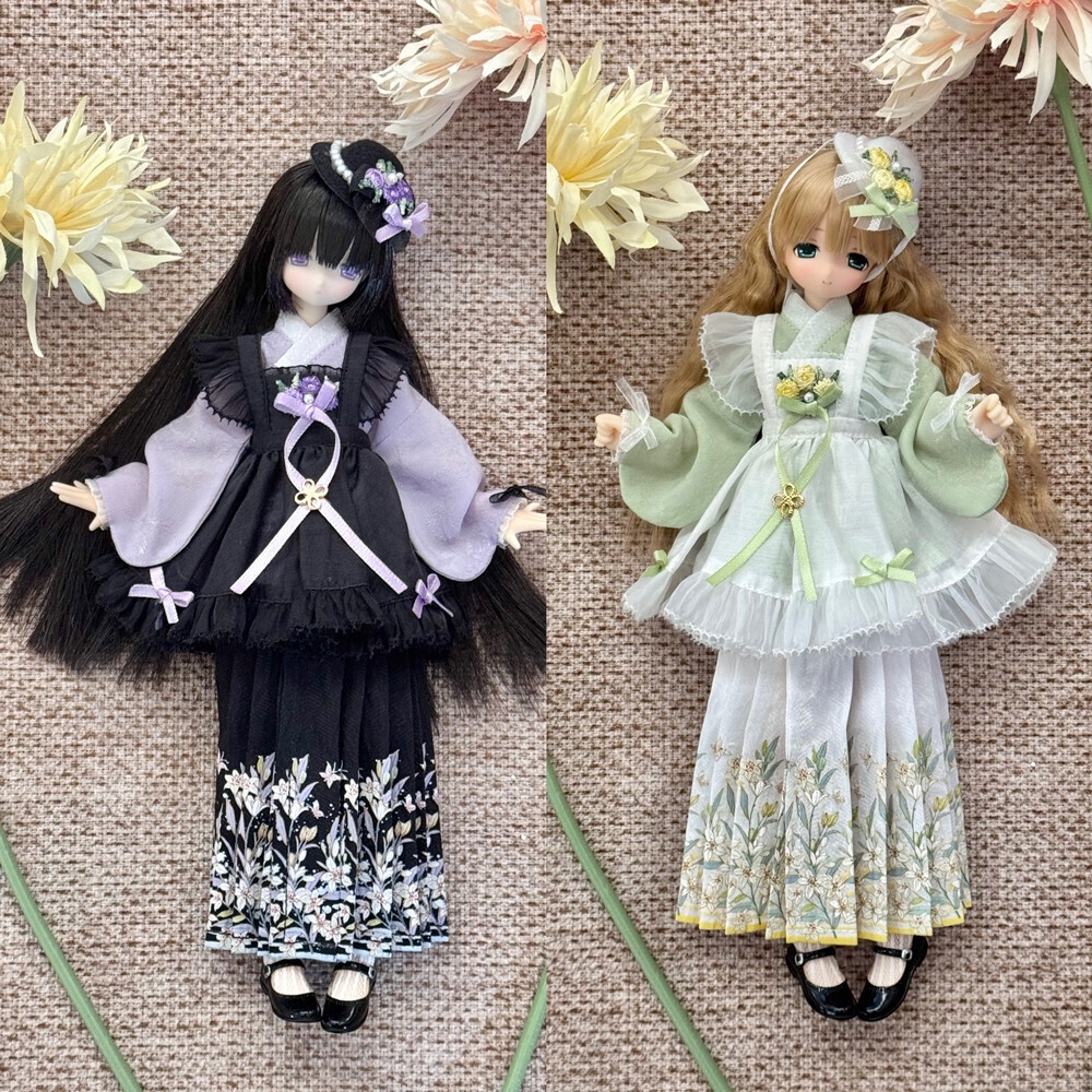 1/6ドール服 和洋折衷 Azone OB22 OB24 オビツ22 オビツ24 ピュアニーモ S ピュアニーモ M ドール服