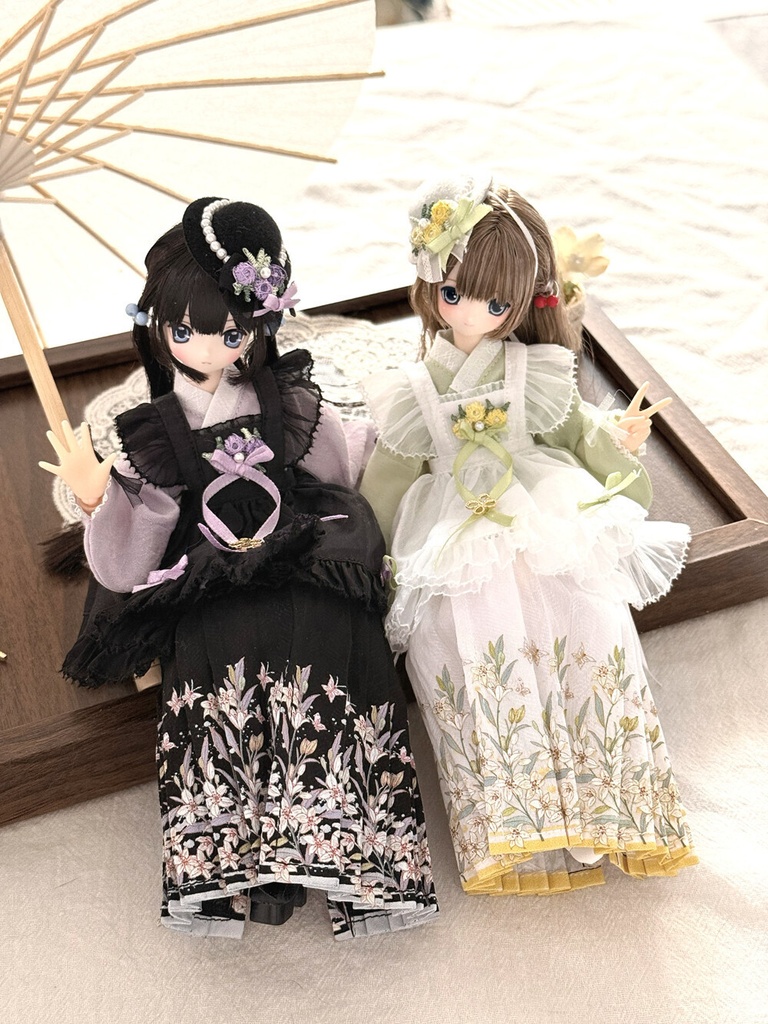 1/6ドール服 和洋折衷 Azone OB22 OB24 オビツ22 オビツ24 ピュアニーモ S ピュアニーモ M ドール服