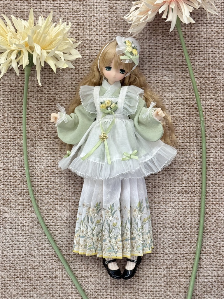 1/6ドール服 和洋折衷 Azone OB22 OB24 オビツ22 オビツ24 ピュアニーモ S ピュアニーモ M ドール服