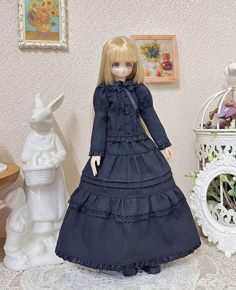1/6ドール服 レトロヨーロピアン Azone OB22 OB24 オビツ22 オビツ24 ピュアニーモ S ピュアニーモ M ドール服