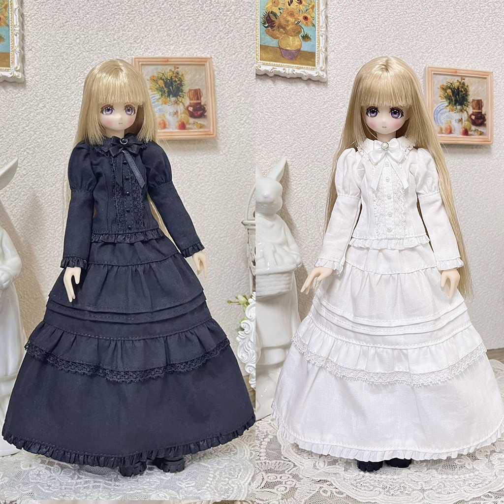 1/6ドール服 レトロヨーロピアン Azone OB22 OB24 オビツ22 オビツ24 ピュアニーモ S ピュアニーモ M ドール服
